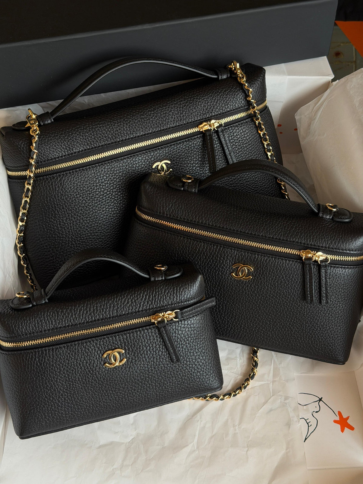 Chanel Makeup Bag - Black