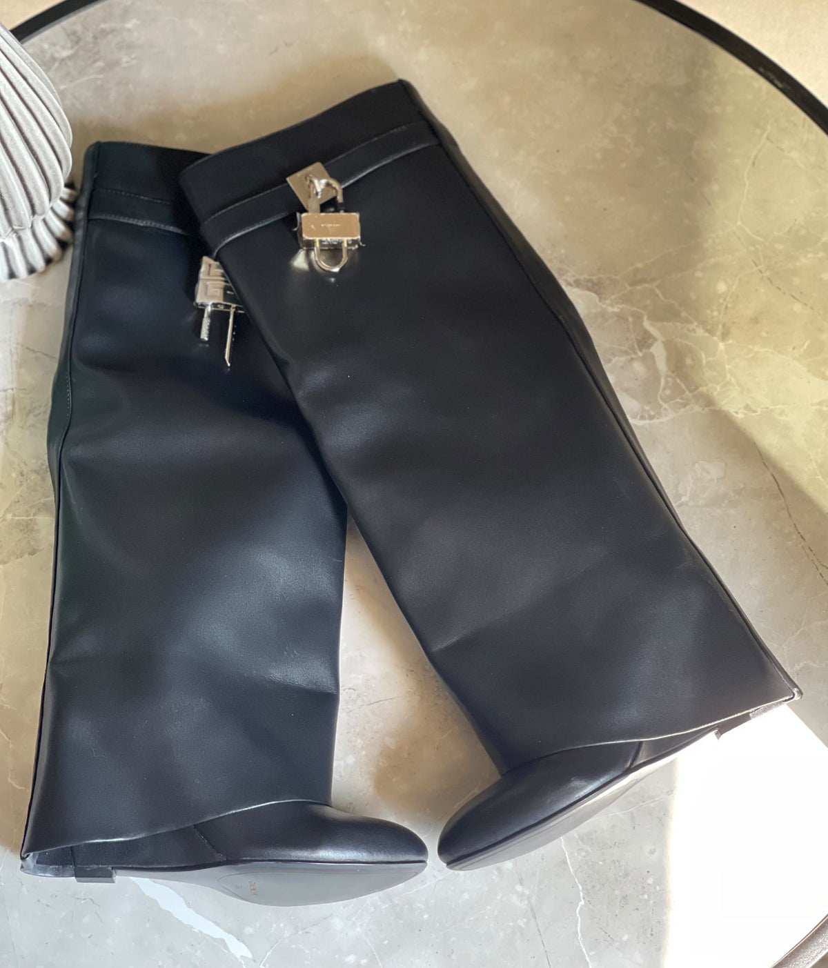 Givenchy Buckle-Detail Boots - Black