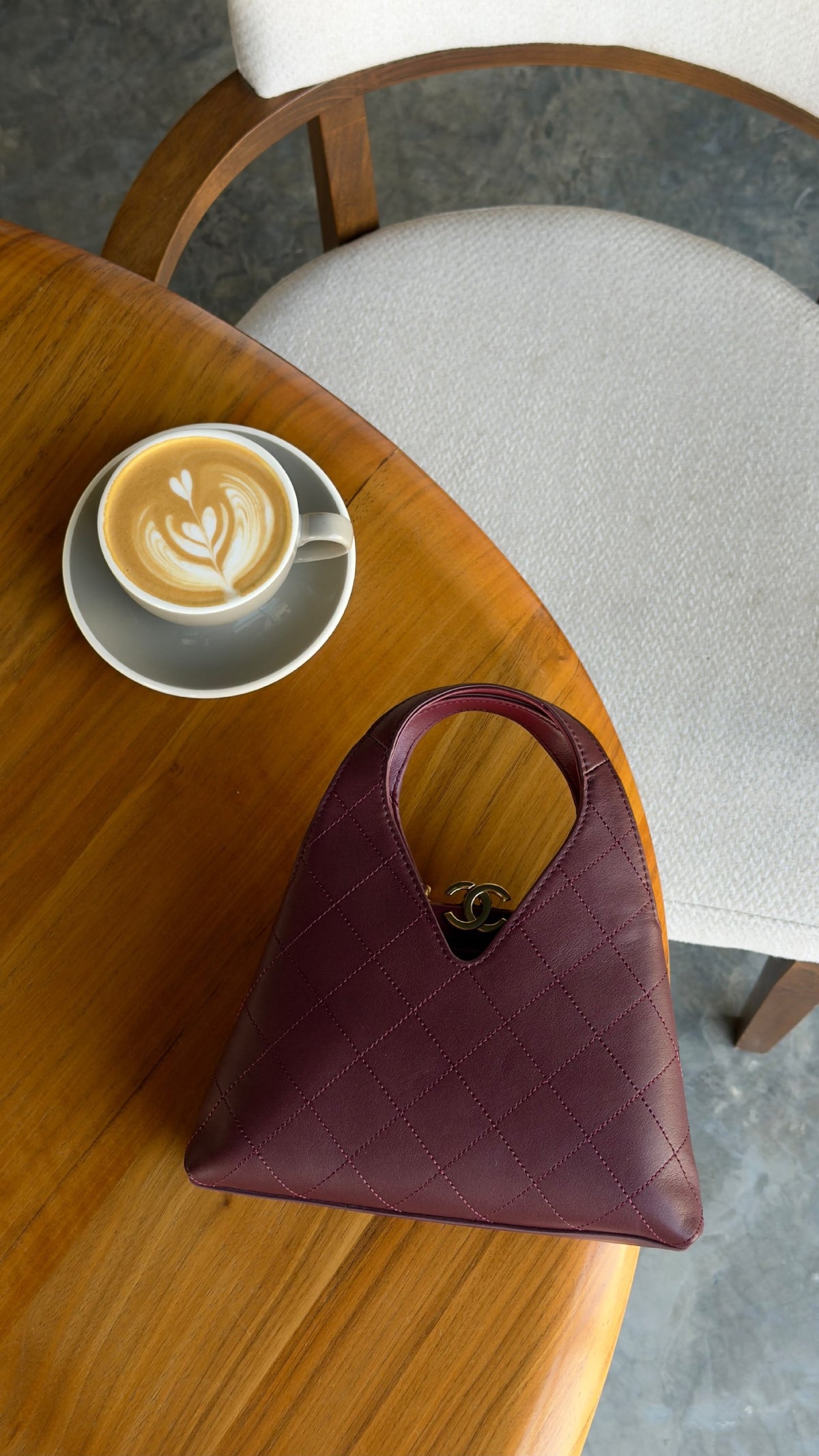 Chanel Mini Tote Bag - Burgundy