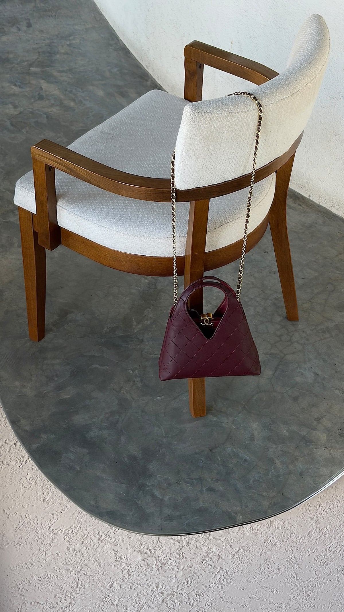 Chanel Mini Tote Bag - Burgundy