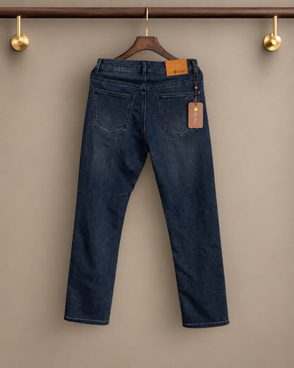 Loro Piana Straight-Leg Jeans Pants - Navy