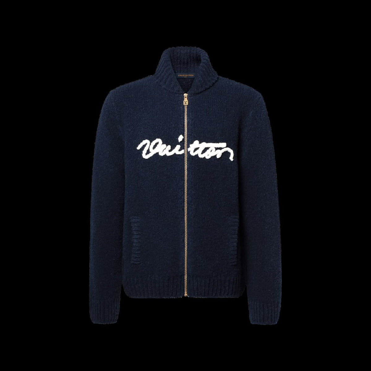 Louis Vuitton Cardigan - Navy, White