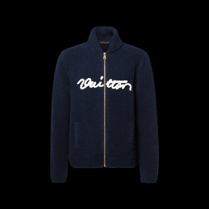 Louis Vuitton Cardigan - Navy, White