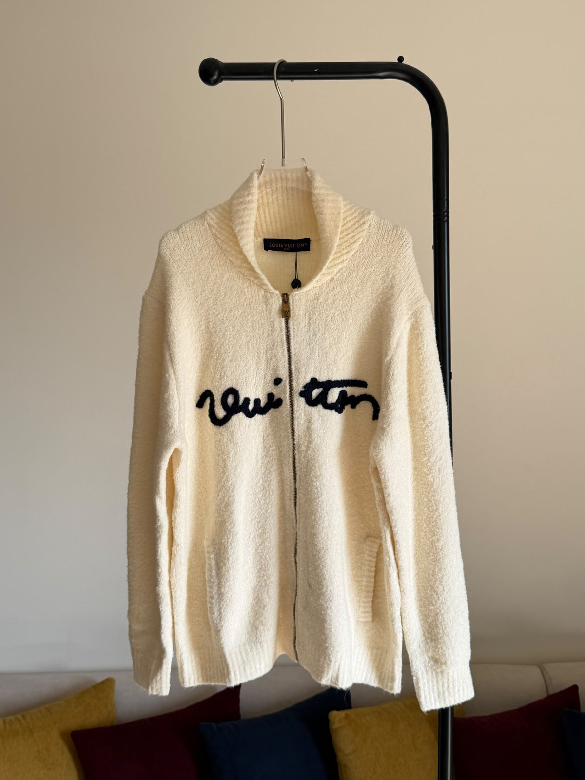 Louis Vuitton Cardigan - Navy, White
