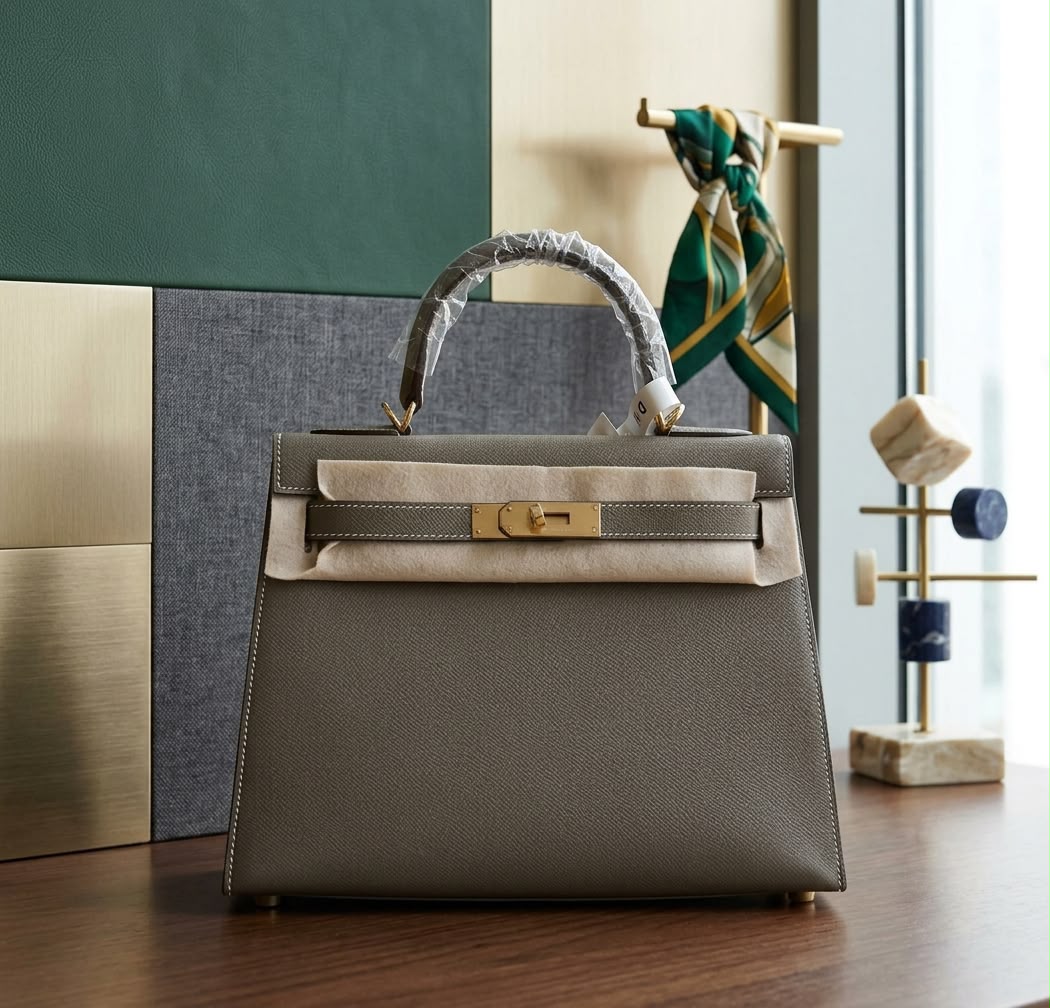 Hermès Kelly Handbag - Green, Light Blue, Dark Grey, Yellow, Pink, White, Pink Light