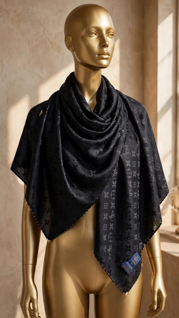 Louis Vuitton Scarf - Black Monogram