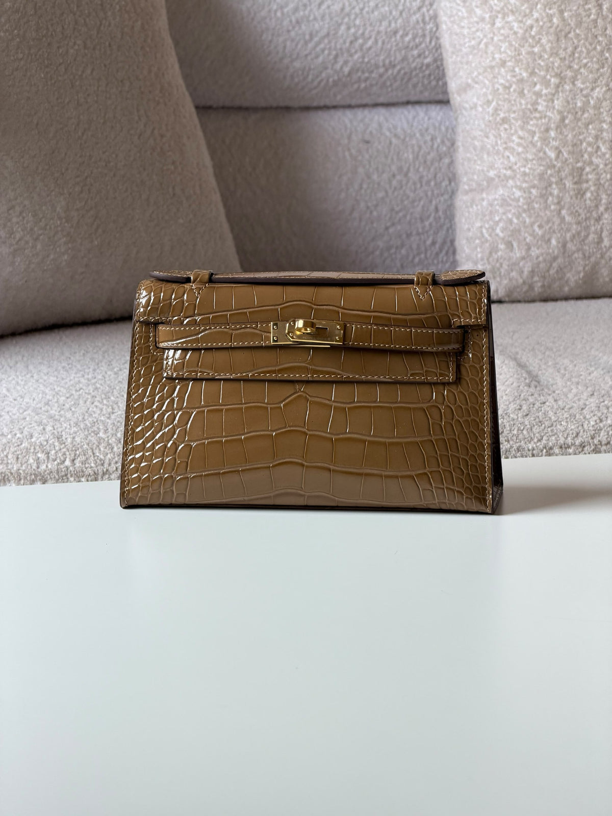 Hermès Clutch - Camel