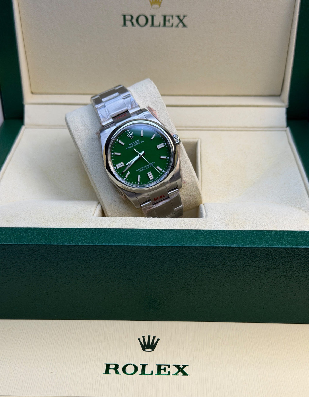 Rolex Watch Green Oyster Dial - 
