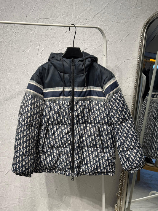 Dior Hooded Jacket - Navy Monogram