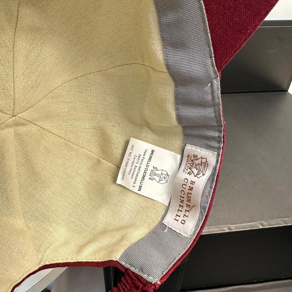 Brunello Cucinelli Cap - Burgundy