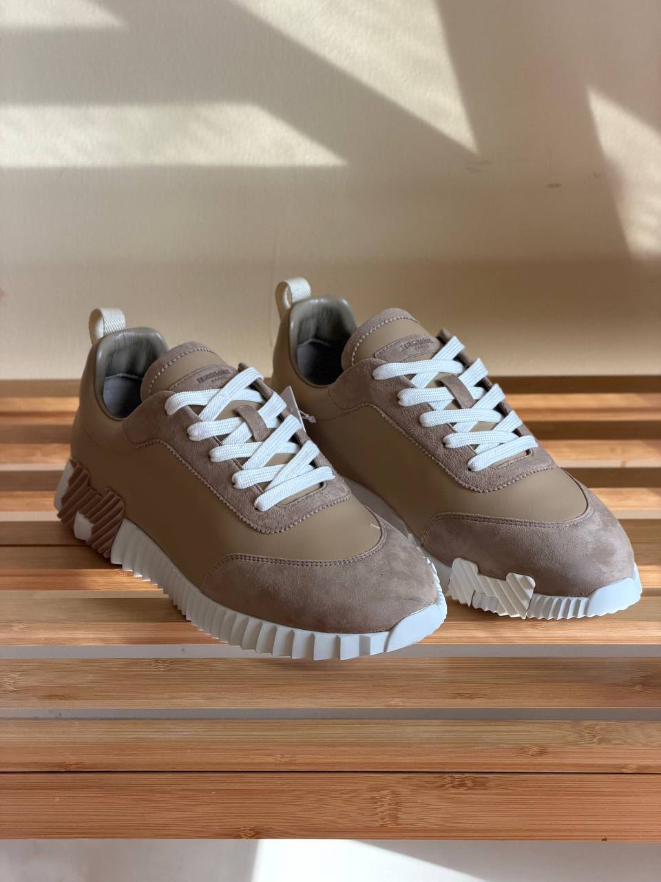 Hermes Sneakers - Beige