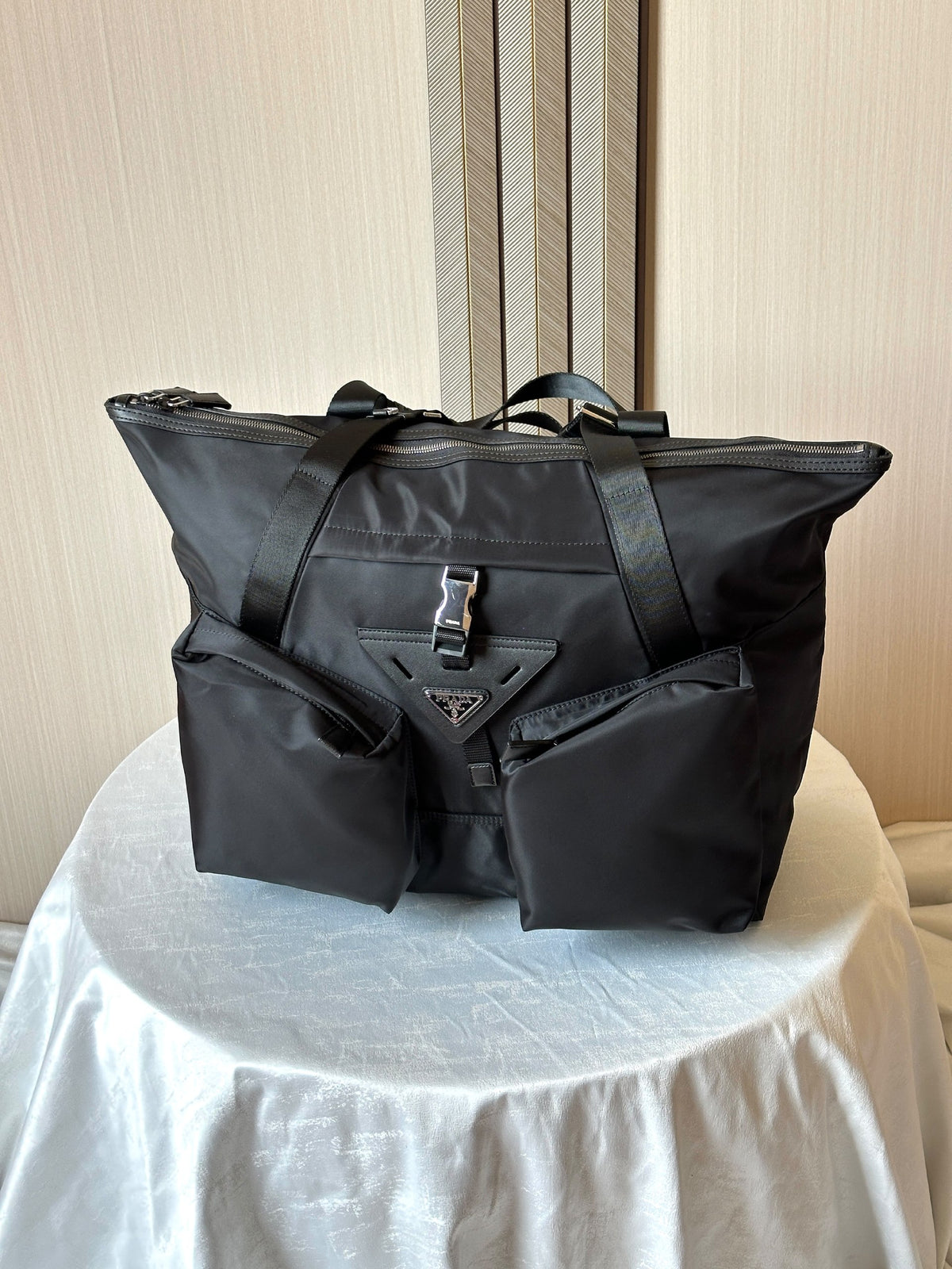Prada Travel Bag Twin Pockets - Black