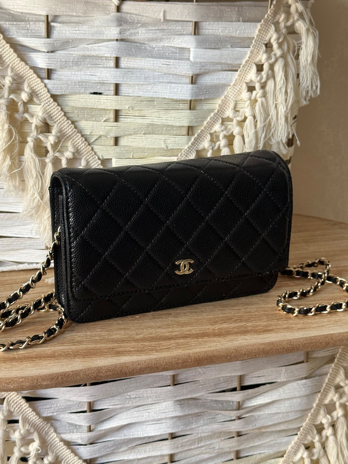 Hermès Slim Quilted Shoulder Bag - Black