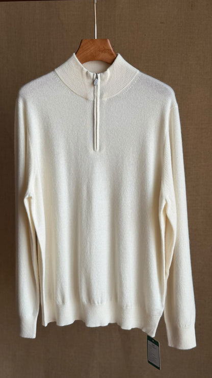 Loro Piana Polo Sweater - White