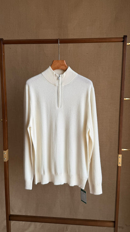 Loro Piana Polo Sweater - White