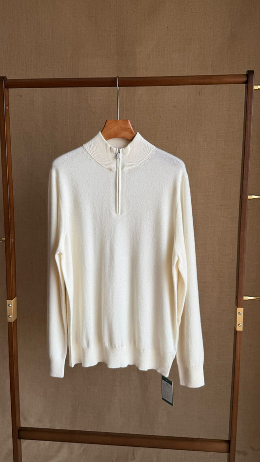 Loro Piana Polo Sweater - White