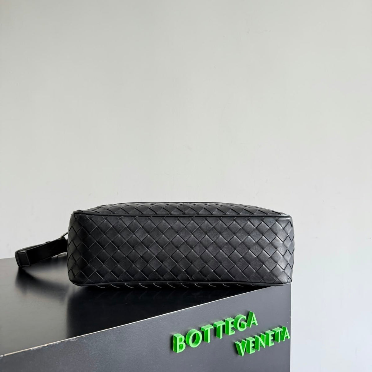 Bottega Veneta Camera Crossbody Bag - Black