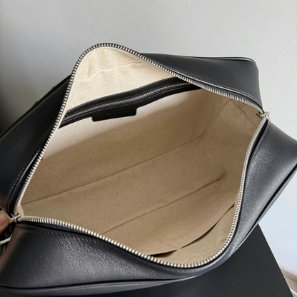 Bottega Veneta Camera Crossbody Bag - Black