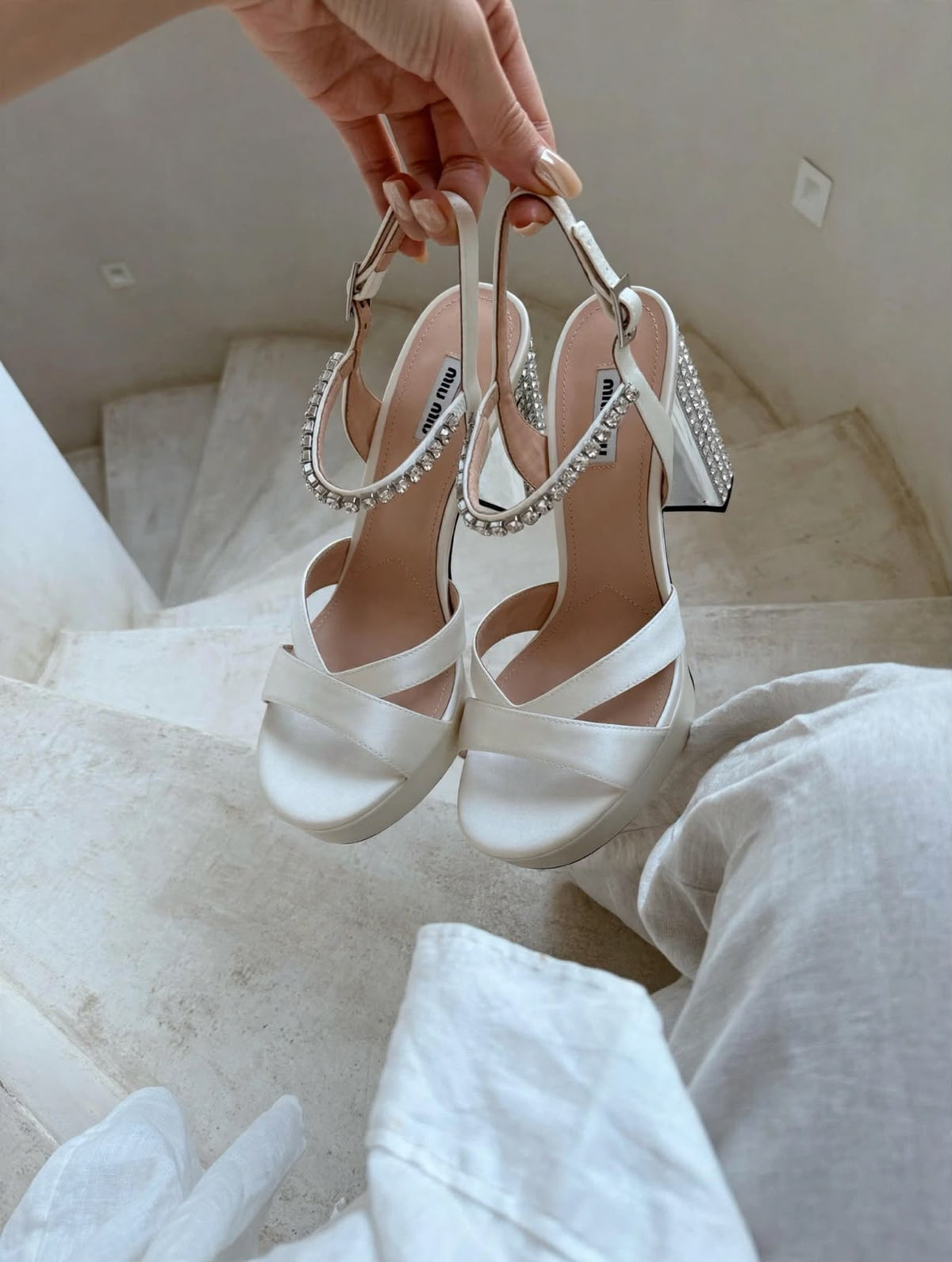 Miu Miu Heels - White