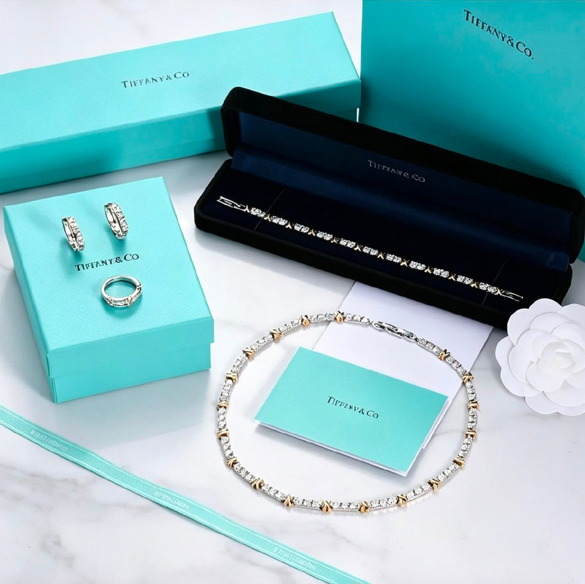 Tiffany & Co. Jewelry Set - Silver