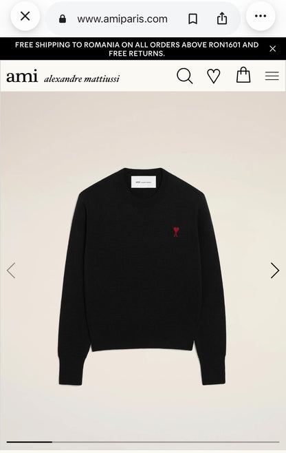 Ami Sweatshirt - Black