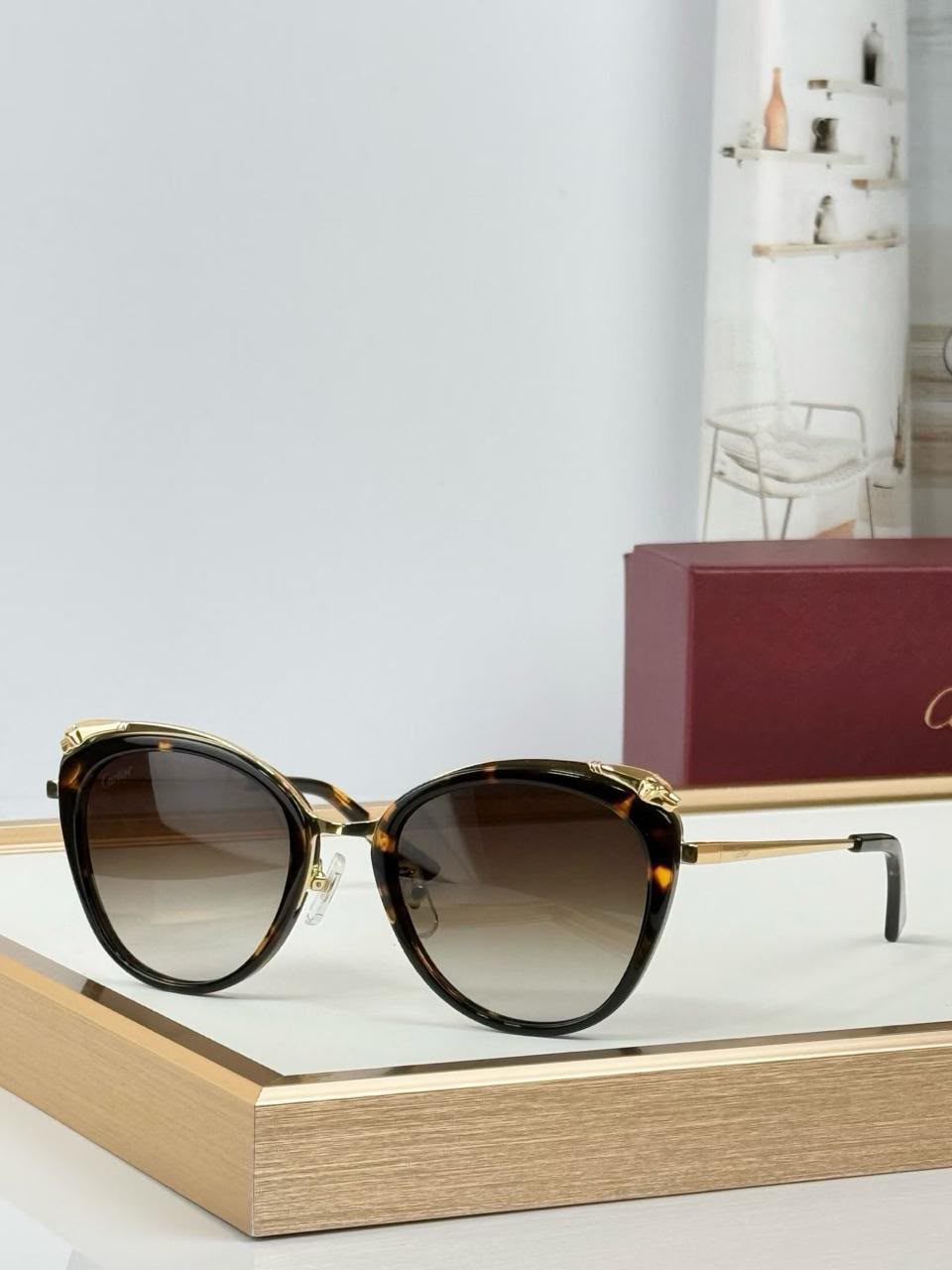 Cartier Sunglasses - Tortoise & Brown