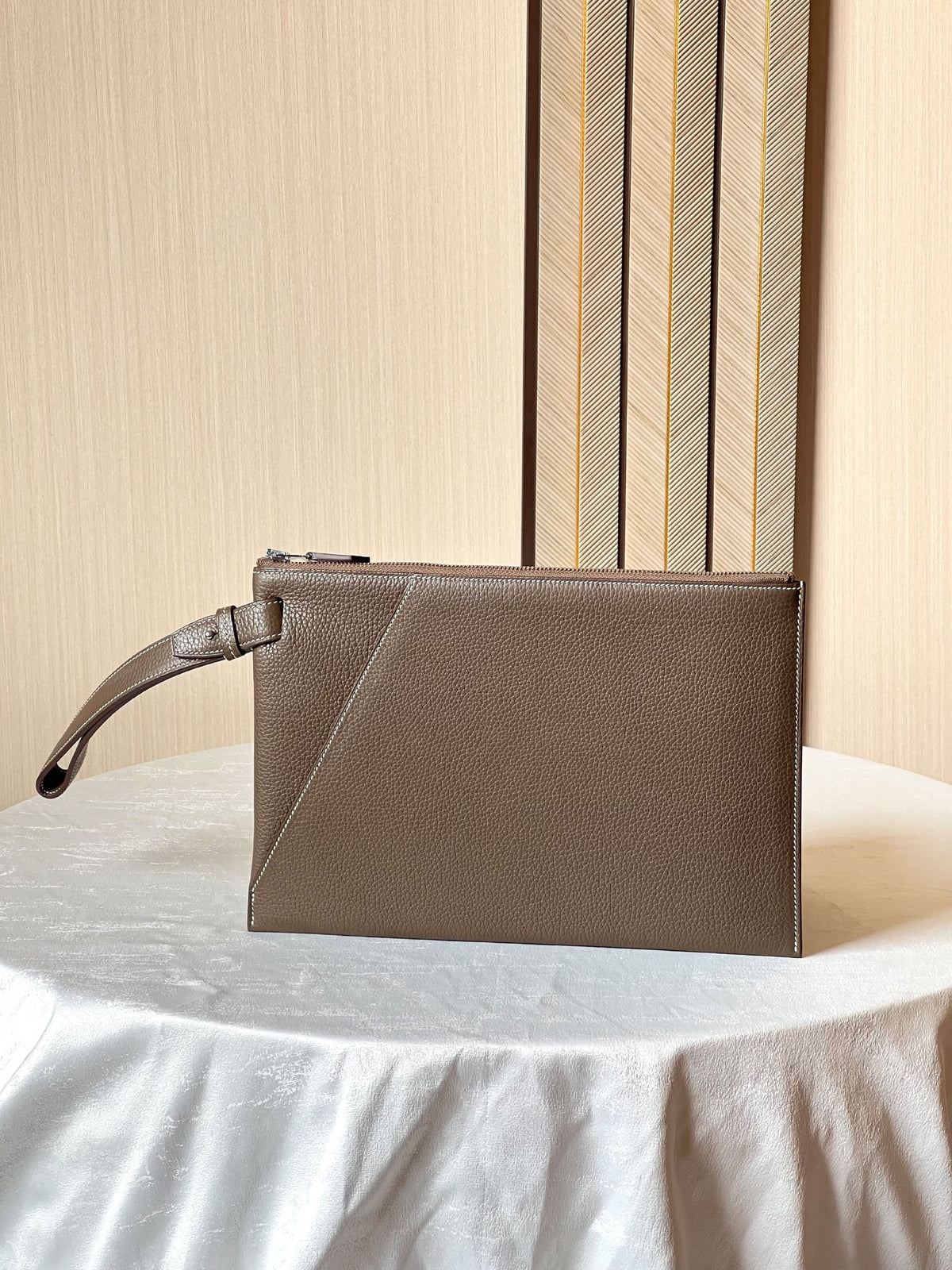 Hermès Clutch - Black, Navy, Beige, Brown