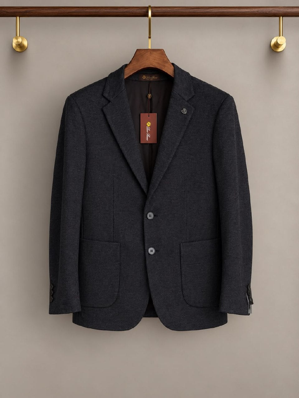 Loro Piana Blazer - Grey, Beige