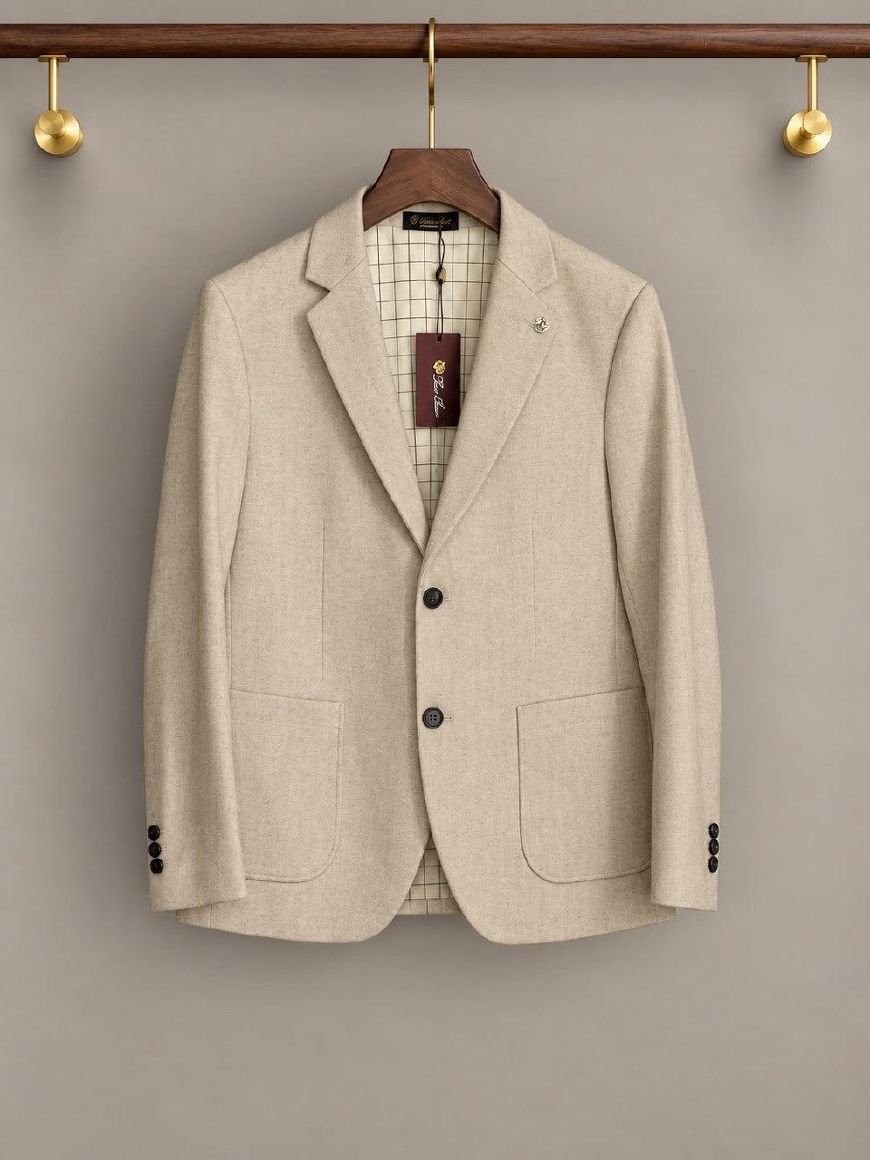 Loro Piana Blazer - Grey, Beige