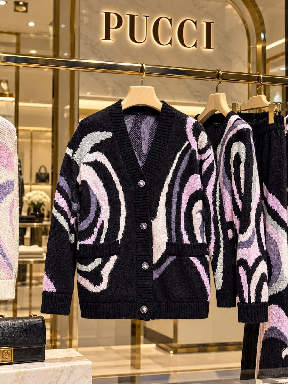 Pucci Cardigan - Black