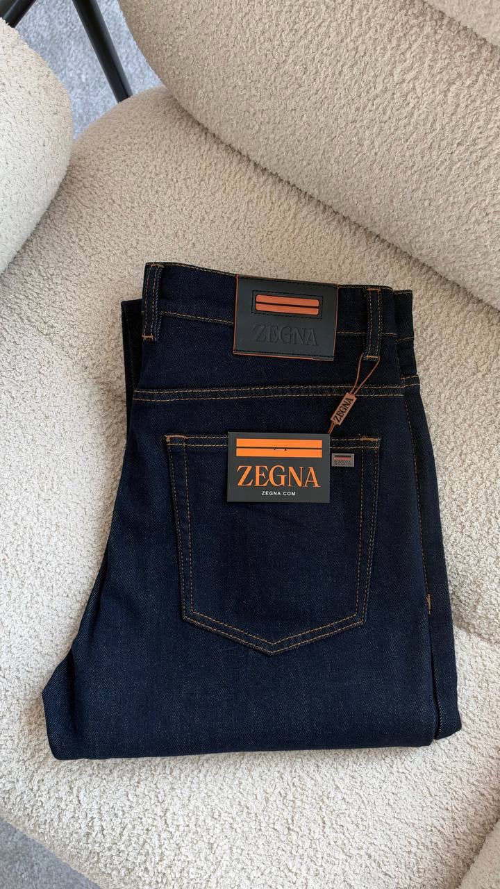 Zegna Jeans Pants - Navy