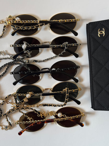 Chanel Sunglasses - Silver & Grey