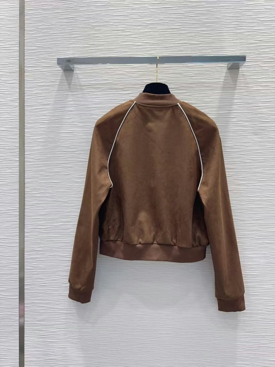 Chanel Raglan Bomber Jacket - Brown