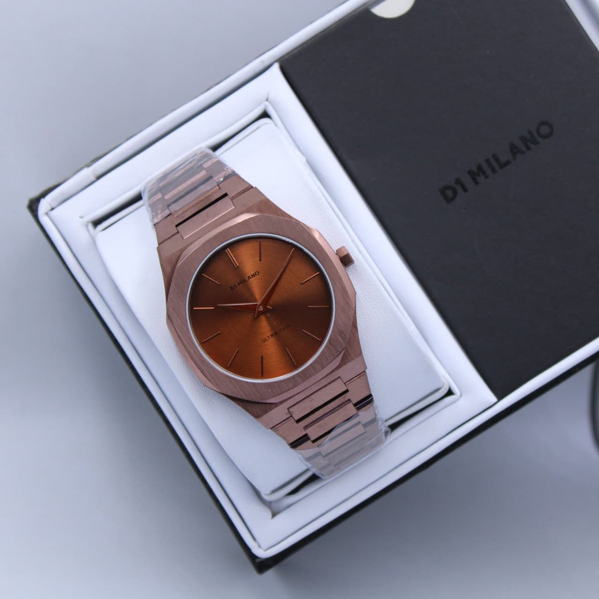 D1 Milano Watch Bronze Brown Dial - 