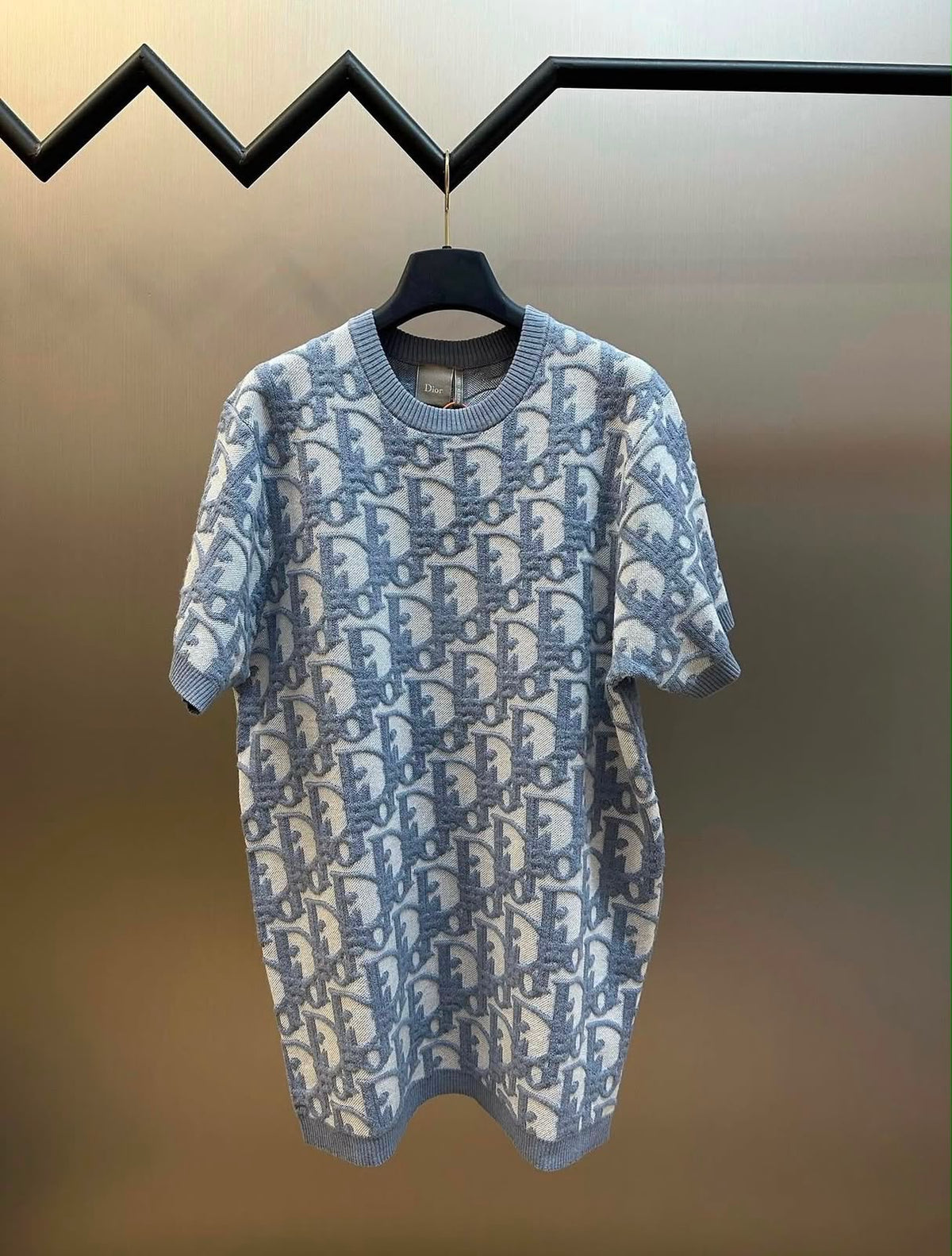 Dior Knitted T-Shirt - Blue