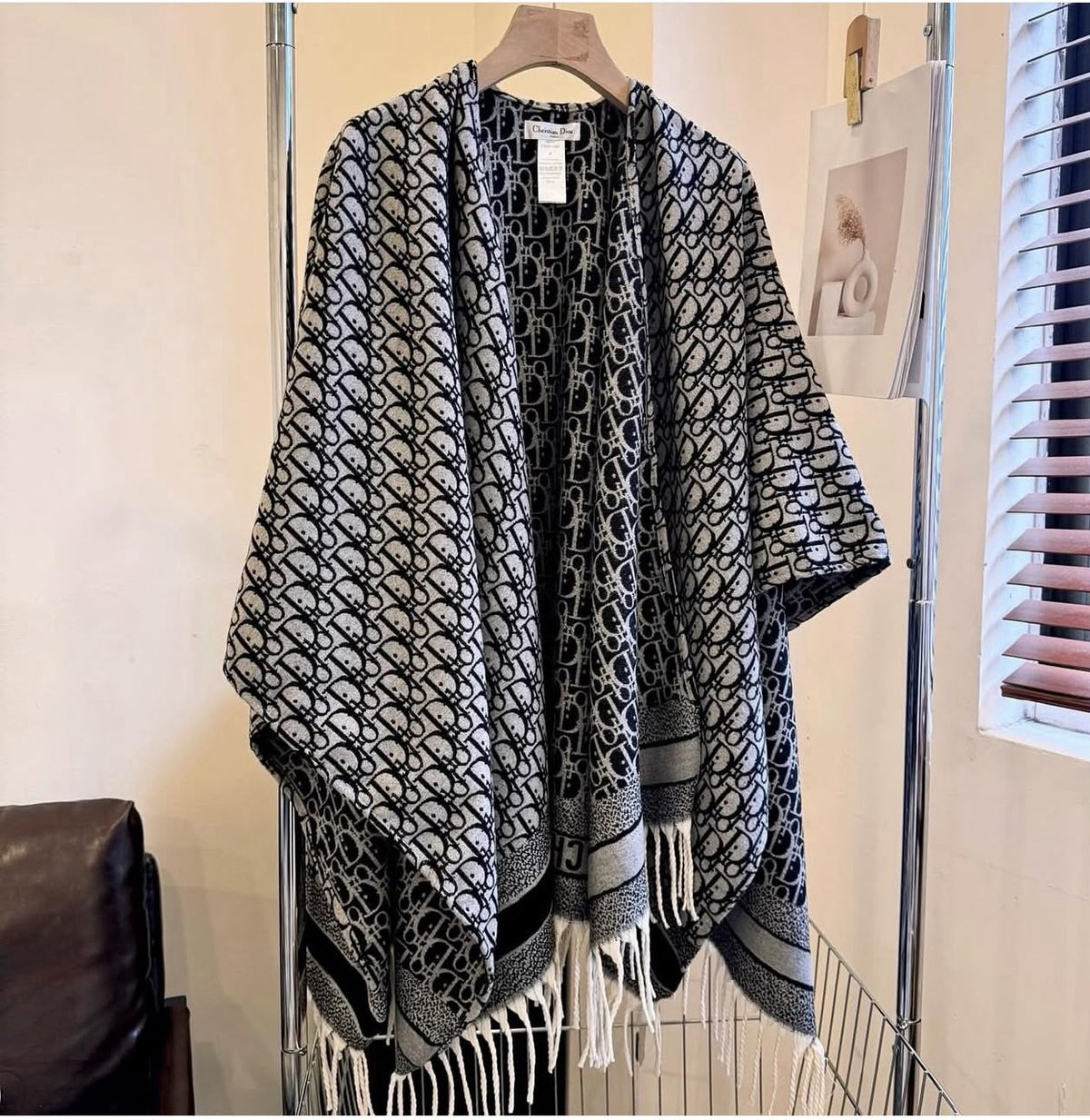 Dior Poncho - Grey