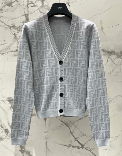 Fendi Cardigan - Grey