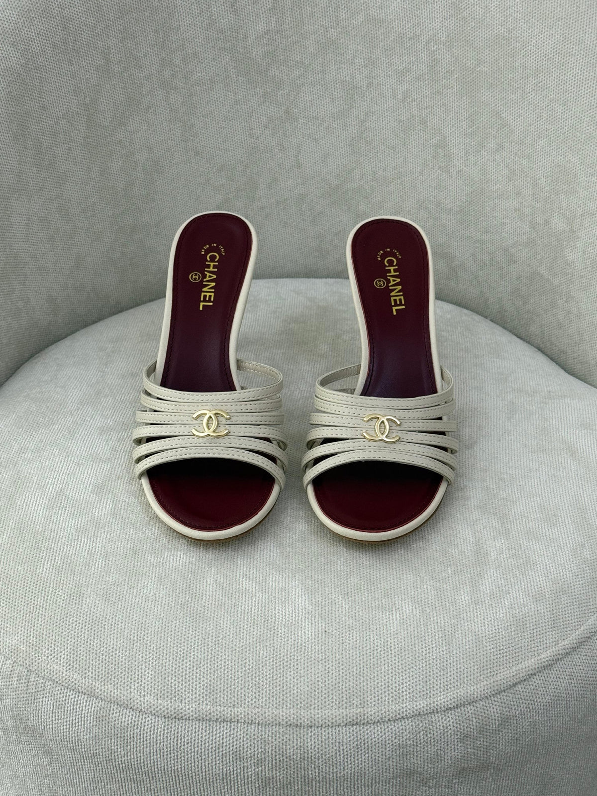 Chanel Heels - Beige