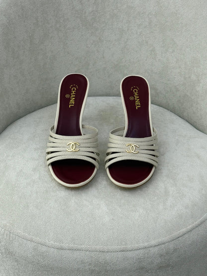 Chanel Heels - Beige