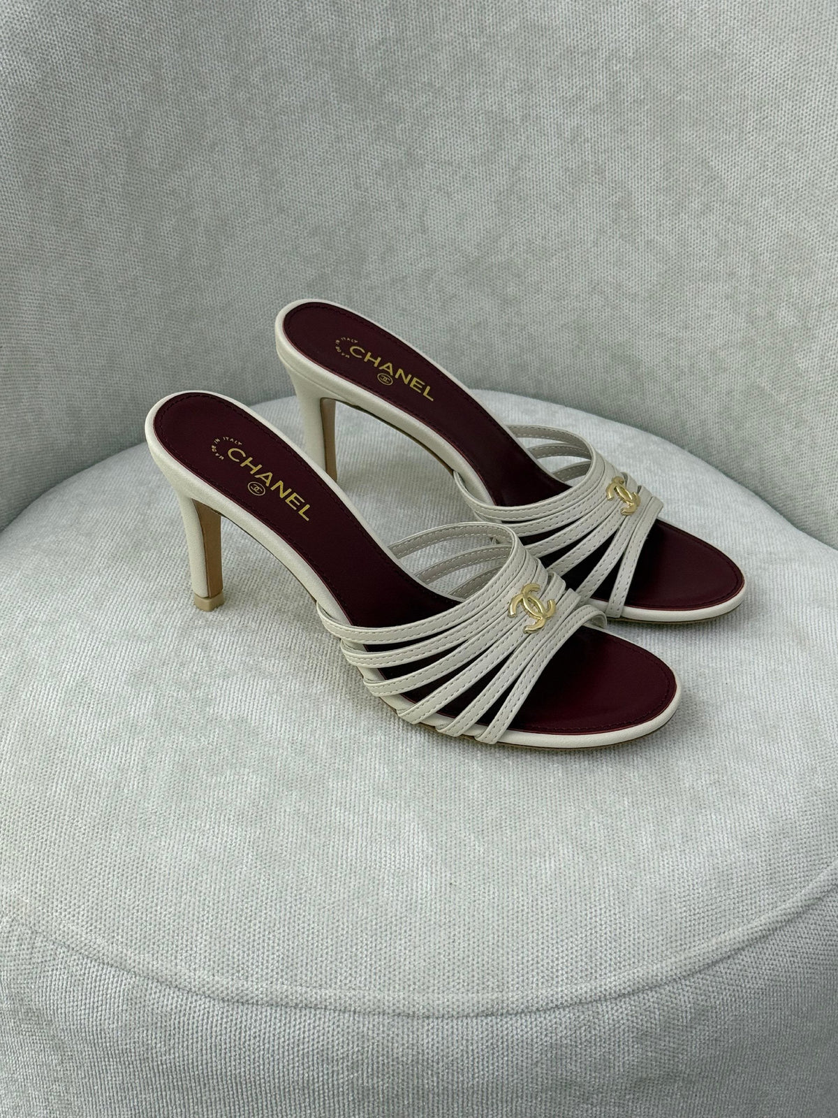 Chanel Heels - Beige