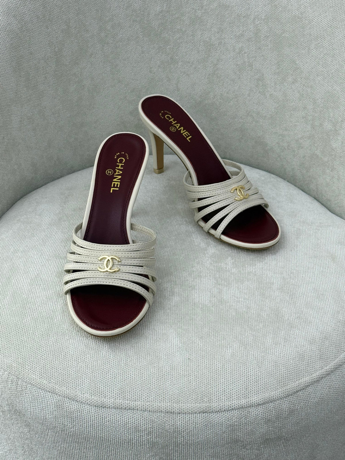Chanel Heels - Beige