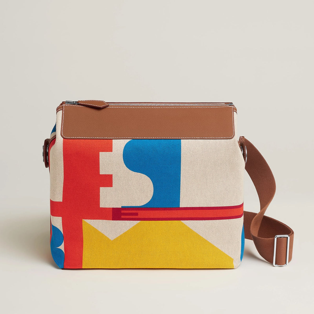 Hermès Crossbody Bag Geometric Panel - Multi