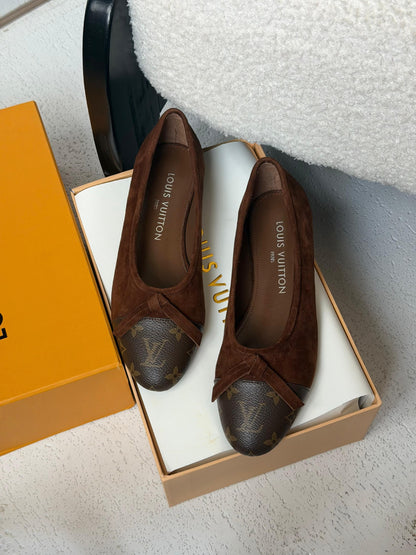 Louis Vuitton Ballerina Bow-Toe - Brown Monogram
