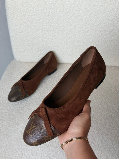 Louis Vuitton Ballerina Bow-Toe - Brown Monogram