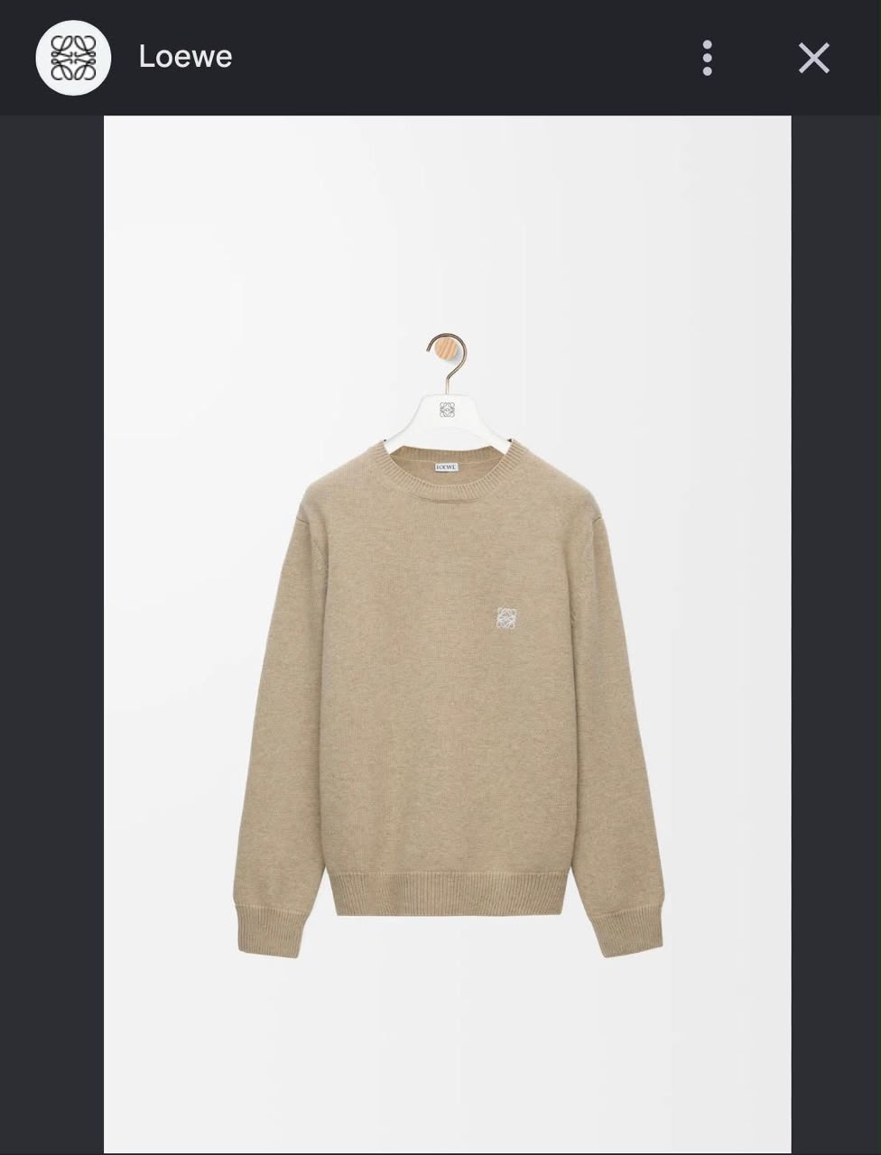 Loewe Sweater - Blue, White, Navy
