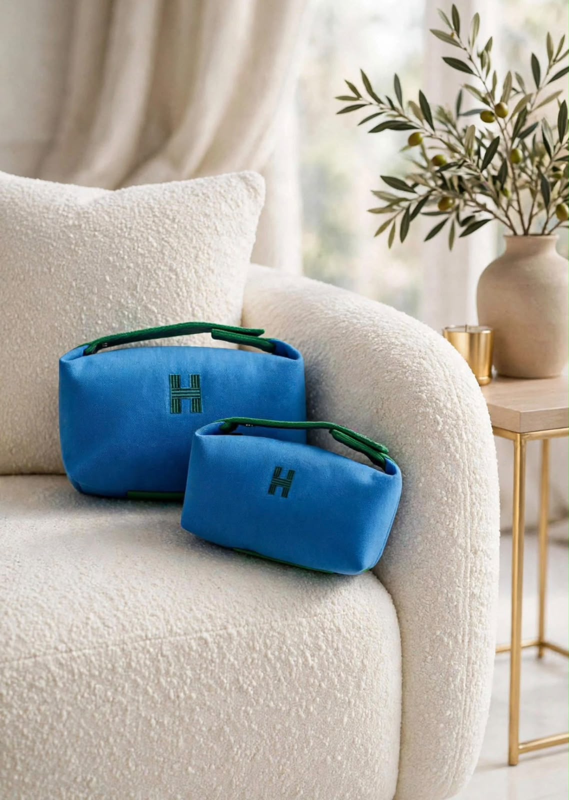 Hermès Makeup Bag - Blue