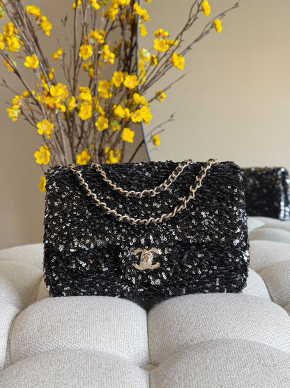 Chanel Shoulder Bag Chain Strap - Black