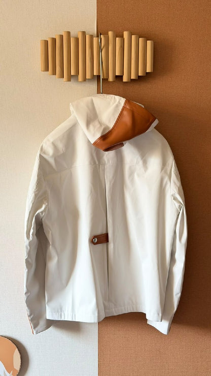 Brunello Cucinelli Hooded Jacket - White