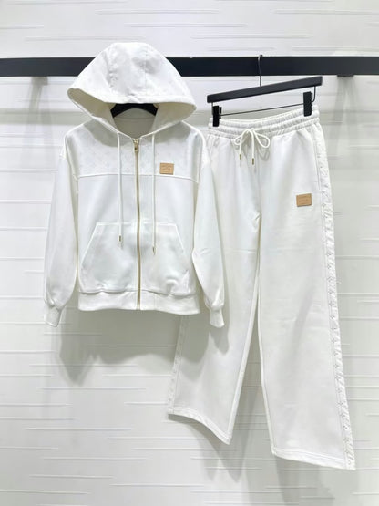 Louis Vuitton Panel Tracksuit - White