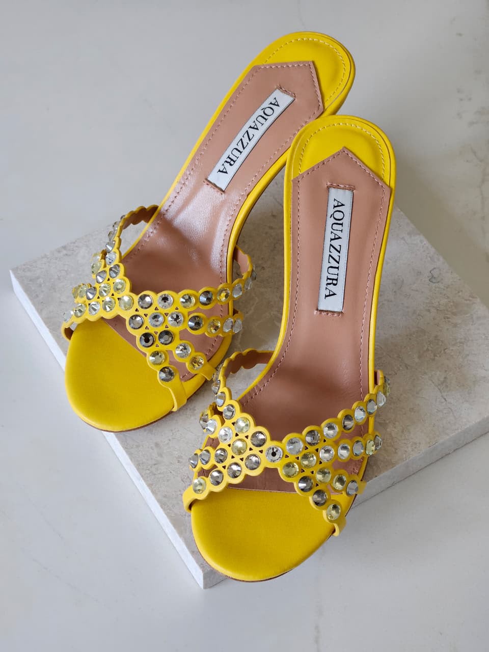 Aquazzura Heels - Yellow